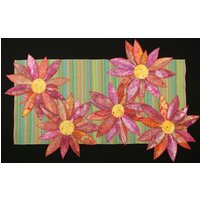 Handgemachter Art Quilt - Die Kraft Der Blume von joystrings