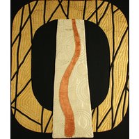 Handgemachter Kunst Quilt - Bronzezeit von joystrings