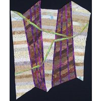 Handgemachter Kunst Quilt - Bruch Vi Handgemachter Kunst Quilt - Bruch Vi von joystrings