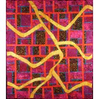 Handgemachter Kunst Quilt - Gesetz Der Kreuzschnitt Beziehungen von joystrings