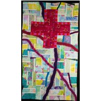 Handgemachter Kunst Quilt - The Mark von joystrings