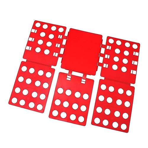 Haushalt Große Faltbare Kleidung Board Extra Lazy Faltbrett Kleidung Falten Lagerung Board 8 Farben Einfach zu Falten Kleidung-rot von joyxiwa