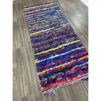 Beni Ourain Vintage Bunter Läufer 3, 7x2, 8 M von jozefberberrugs