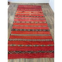Erstaunlicher Großer Vintage Roter Teppich - Handgemacht Aus Berber Rugs Wolle Beni Ourain Rug Erstaunlicher Großer Vintage Roter Teppich - Handgemacht Aus Berber Rugs Wolle Beni Ourain Rug von jozefberberrugs