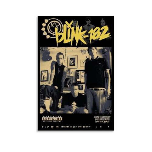 juaseehke Blink-182 Poster, dekoratives Leinwandposter, ästhetischer Poster, Druck, Wandkunst, Dekor-Poster, 30 x 45 cm, ungerahmter Stil juaseehke Blink-182 Poster, dekoratives Leinwandposter, ästhetischer Poster, Druck, Wandkunst, Dekor-Poster, 30 x 45 cm, ungerahmter Stil von juaseehke