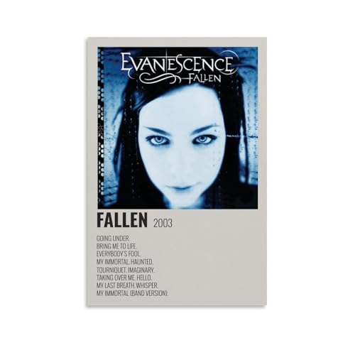 juaseehke Evanescence Fallen 2003 Poster, Raumdekoration, Leinwandposter, ästhetischer Poster, Wandkunst, Dekor-Poster, 30 x 45 cm, ungerahmter Stil juaseehke Evanescence Fallen 2003 Poster, Raumdekoration, Leinwandposter, ästhetischer Poster, Wandkunst, Dekor-Poster, 30 x 45 cm, ungerahmter Stil von juaseehke