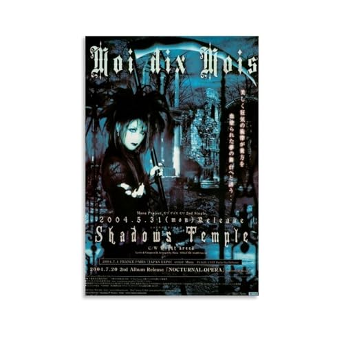 juaseehke Malice Mizer Mona (1) Poster, Raumdekoration, Leinwandposter, ästhetisches Poster, Wandkunst, Dekor-Poster, 20 x 30 cm, ungerahmt, 5 von juaseehke