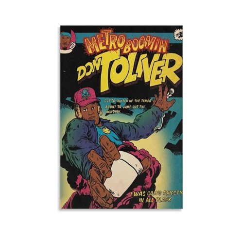 juaseehke Poster, Motiv: Don Toliver (1·), dekoratives Leinwandposter, ästhetisches Poster, Wandkunst, Dekor-Poster, 30 x 45 cm, ungerahmter Stil von juaseehke