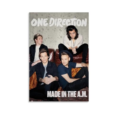 juaseehke Poster, Motiv: One Direction Made in The AM (1), dekoratives Leinwandposter, ästhetischer Poster, Wandkunst, Dekor-Poster, 30 x 45 cm, ungerahmt, 6 von juaseehke