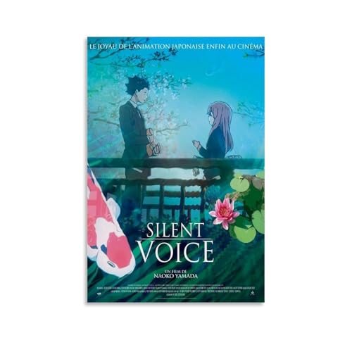 juaseehke Poster "A Silent Voice" (3), dekoratives Leinwandposter, ästhetischer Poster, Wandkunst, Dekor-Poster, 20 x 30 cm, ungerahmter Stil von juaseehke