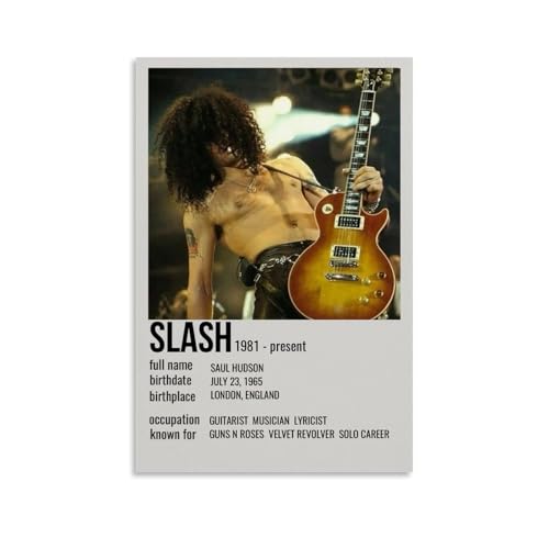 juaseehke Slash Poster, dekoratives Leinwandposter, ästhetischer Posterdruck, Wandkunst, Dekor-Poster, 30 x 45 cm, ungerahmter Stil juaseehke Slash Poster, dekoratives Leinwandposter, ästhetischer Posterdruck, Wandkunst, Dekor-Poster, 30 x 45 cm, ungerahmter Stil von juaseehke
