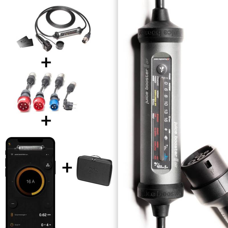Juice Technology Juice Booster 3 Air Mobile Ladestation Typ 2 Mode 2 Defektware D-Ware von juice