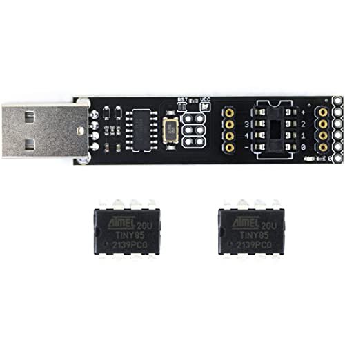 Tiny AVR Programmierer Schwarz und 2 Stück ATTINY85-20PU Chips Tiny AVR Programmierer Schwarz und 2 Stück ATTINY85-20PU Chips von jujinglobal