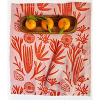 Block Gedruckte Leinenservietten. Meeresgetier Auf Blush Rosa. Tischsets/Geschirrtücher. Boho Wohndekor. Palmenstrand. Kaktus. Haus Am Strand. Ozean Block Gedruckte Leinenservietten. Meeresgetier Auf Blush Rosa. Tischsets/Geschirrtücher. Boho Wohndekor. Palmenstrand. Kaktus. Haus Am Strand. Ozean von juliepeach