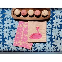 Leinen Servietten. Schwäne Auf Pink. Handblock Gedruckt. Tischsets/Geschirrtuch. Küstennah. Boho Dekor. Einweihungsgeschenk Leinen Servietten. Schwäne Auf Pink. Handblock Gedruckt. Tischsets/Geschirrtuch. Küstennah. Boho Dekor. Einweihungsgeschenk von juliepeach