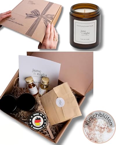 juneBYnight – Geschenke für Frauen – DIY Duftkerzen-Set | Einfach zu Verschenken & Persönlich Gestaltbar | Kerzen selber machen Set – Verschenke Liebe & Kreativität | Kirschblüten juneBYnight – Geschenke für Frauen – DIY Duftkerzen-Set | Einfach zu Verschenken & Persönlich Gestaltbar | Kerzen selber machen Set – Verschenke Liebe & Kreativität | Kirschblüten von juneBYnight MORGANIC EMOTIONS
