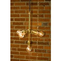 5 Leichte Messing Kronleuchter von junkyardlighting