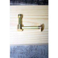Alle Messing Modern Vintage 90 Grad Hook von junkyardlighting