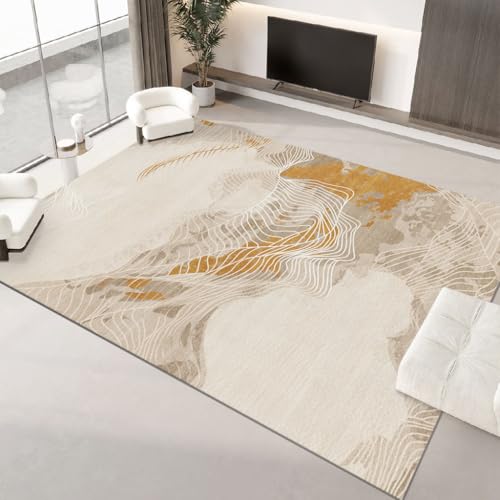 juofbwas Teppich Wohnzimmer Waschbar 80 x 160 cm Anti-Rutsch Weicher Schlafzimmer Bettvorleger,für Küche,Esszimmer und Arbeitszimmer Dekoration Abstraktes Aquarell Beige Braun juofbwas Teppich Wohnzimmer Waschbar 80 x 160 cm Anti-Rutsch Weicher Schlafzimmer Bettvorleger,für Küche,Esszimmer und Arbeitszimmer Dekoration Abstraktes Aquarell Beige Braun von juofbwas