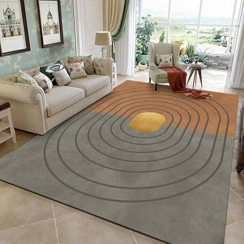 juofbwas Teppich Wohnzimmer Waschbar 80 x 160 cm Anti-Rutsch Weicher Schlafzimmer Bettvorleger,für Küche,Esszimmer und Arbeitszimmer Dekoration Geometrischer Patchwork Grau Orange juofbwas Teppich Wohnzimmer Waschbar 80 x 160 cm Anti-Rutsch Weicher Schlafzimmer Bettvorleger,für Küche,Esszimmer und Arbeitszimmer Dekoration Geometrischer Patchwork Grau Orange von juofbwas