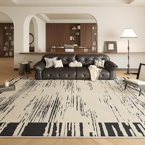 juofbwas Teppich Wohnzimmer Waschbar 80 x 160 cm Anti-Rutsch Weicher Schlafzimmer Bettvorleger,für Küche,Esszimmer und Arbeitszimmer Dekoration Geometrischer Tintenstil Schwarz juofbwas Teppich Wohnzimmer Waschbar 80 x 160 cm Anti-Rutsch Weicher Schlafzimmer Bettvorleger,für Küche,Esszimmer und Arbeitszimmer Dekoration Geometrischer Tintenstil Schwarz von juofbwas