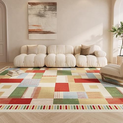 juofbwas Teppich Wohnzimmer Waschbar 80 x 160 cm Anti-Rutsch Weicher Schlafzimmer Bettvorleger,für Küche,Esszimmer und Arbeitszimmer Dekoration Moderne Geometrische Bunte juofbwas Teppich Wohnzimmer Waschbar 80 x 160 cm Anti-Rutsch Weicher Schlafzimmer Bettvorleger,für Küche,Esszimmer und Arbeitszimmer Dekoration Moderne Geometrische Bunte von juofbwas