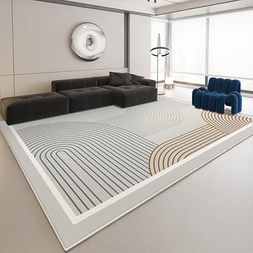 juofbwas Teppich Wohnzimmer Waschbar 80 x 160 cm Anti-Rutsch Weicher Schlafzimmer Bettvorleger,für Küche,Esszimmer und Arbeitszimmer Dekoration Moderne Geometrische Linien Grau juofbwas Teppich Wohnzimmer Waschbar 80 x 160 cm Anti-Rutsch Weicher Schlafzimmer Bettvorleger,für Küche,Esszimmer und Arbeitszimmer Dekoration Moderne Geometrische Linien Grau von juofbwas