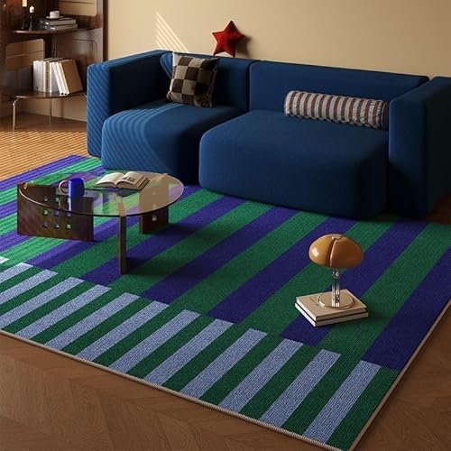 juofbwas Teppich Wohnzimmer Waschbar 80 x 160 cm Anti-Rutsch Weicher Schlafzimmer Bettvorleger,für Küche,Esszimmer und Arbeitszimmer Dekoration Moderne Geometrische Linien Grün Blau juofbwas Teppich Wohnzimmer Waschbar 80 x 160 cm Anti-Rutsch Weicher Schlafzimmer Bettvorleger,für Küche,Esszimmer und Arbeitszimmer Dekoration Moderne Geometrische Linien Grün Blau von juofbwas
