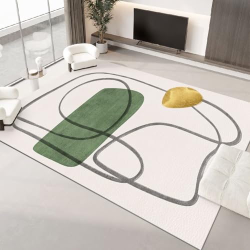 juofbwas Teppich Wohnzimmer Waschbar 80 x 160 cm Anti-Rutsch Weicher Schlafzimmer Bettvorleger,für Küche,Esszimmer und Arbeitszimmer Dekoration Moderne Grüne Linien Abstrakt juofbwas Teppich Wohnzimmer Waschbar 80 x 160 cm Anti-Rutsch Weicher Schlafzimmer Bettvorleger,für Küche,Esszimmer und Arbeitszimmer Dekoration Moderne Grüne Linien Abstrakt von juofbwas