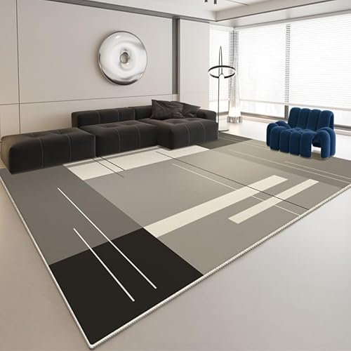 juofbwas Teppich Wohnzimmer Waschbar 80 x 160 cm Anti-Rutsch Weicher Schlafzimmer Bettvorleger,für Küche,Esszimmer und Arbeitszimmer Dekoration Modernes Geometrisches Patchwork Schwarz Grau juofbwas Teppich Wohnzimmer Waschbar 80 x 160 cm Anti-Rutsch Weicher Schlafzimmer Bettvorleger,für Küche,Esszimmer und Arbeitszimmer Dekoration Modernes Geometrisches Patchwork Schwarz Grau von juofbwas