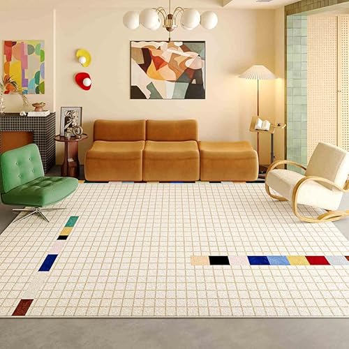 juofbwas Teppich Wohnzimmer Waschbar 80 x 160 cm Anti-Rutsch Weicher Schlafzimmer Bettvorleger,für Küche,Esszimmer und Arbeitszimmer Dekoration Modernes Geometrisches Raster juofbwas Teppich Wohnzimmer Waschbar 80 x 160 cm Anti-Rutsch Weicher Schlafzimmer Bettvorleger,für Küche,Esszimmer und Arbeitszimmer Dekoration Modernes Geometrisches Raster von juofbwas