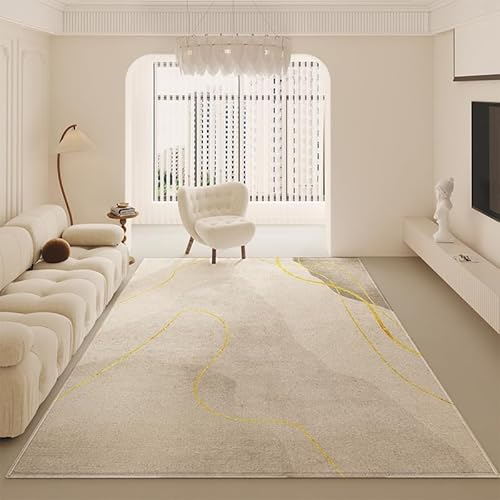 juofbwas Teppich Wohnzimmer Waschbar 80 x 160 cm Anti-Rutsch Weicher Schlafzimmer Bettvorleger,für Küche,Esszimmer und Arbeitszimmer Dekoration Modernes Tintenbeige juofbwas Teppich Wohnzimmer Waschbar 80 x 160 cm Anti-Rutsch Weicher Schlafzimmer Bettvorleger,für Küche,Esszimmer und Arbeitszimmer Dekoration Modernes Tintenbeige von juofbwas
