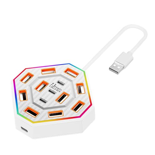 jupsjuice Für Laptops | 13-Fach USB - Elektronik Zubehör RGB Design Für Wohnung Heimschule Studentenwohnheim jupsjuice Für Laptops | 13-Fach USB - Elektronik Zubehör RGB Design Für Wohnung Heimschule Studentenwohnheim von jupsjuice