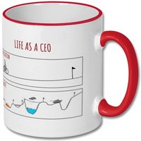 Ceo Geschenk, Becher, Kaffeebecher, Weibliches Hauptleiter C-Level Exekutivgeschenk von justMUGit