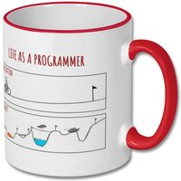 Erwartungen Vs Wirklichkeit Programmierer Geschenk, Tasse, Kaffeebecher, Geschenk Für von justMUGit