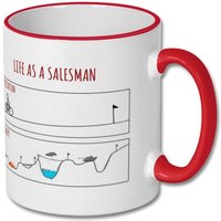 Erwartungen Vs Wirklichkeit Verkäufer Geschenk, Tasse, Beruf Autoverkäufer Kaffeetasse von justMUGit