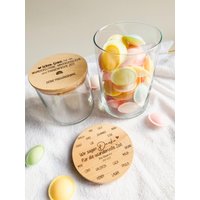 Personalisiertes Vorratsglas Mit Gravur I Abschiedsgeschenk Erzieherin Lehrerin Abschied Kindergarten Schule Erzieher Lehrer von justbyrd