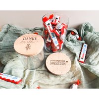Personalisiertes Vorratsglas Mit Gravur I Danke Sagen Geschenkidee Freundin Mitbringsel Dankeschön Bedanken von justbyrd