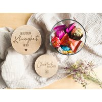 Personalisiertes Vorratsglas Mit Gravur I Kleinigkeit Glück Im Glas Mitbringsel Herzensmensch Danke Sagen Lieblingsmomente von justbyrd