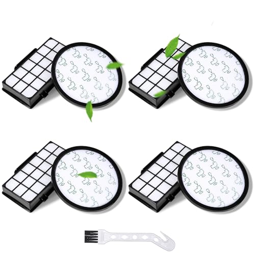 4 HEPA-Filter Set Kompatibel Rowenta Staubsauger RO6984EA RO6941EA RO6963EA RO6921EA RO6971EA RO6993EA (Modell RO69xx) Filter für X-Trem Power Cyclonic Comparer ZR006001 von jutyum