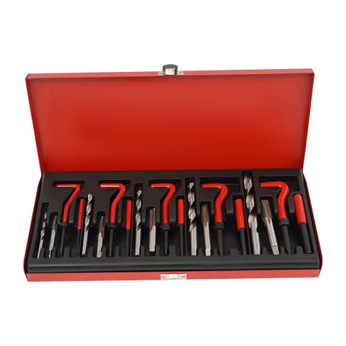 131-tlg Gewinde Reparatur Satz, Gewindereparaturset, M5 M6 M8 M10 M12 Gewindehülse Werkzeug Kit,Auto Bohrer Sleeves 131-tlg Gewinde Reparatur Satz, Gewindereparaturset, M5 M6 M8 M10 M12 Gewindehülse Werkzeug Kit,Auto Bohrer Sleeves von juunyeer