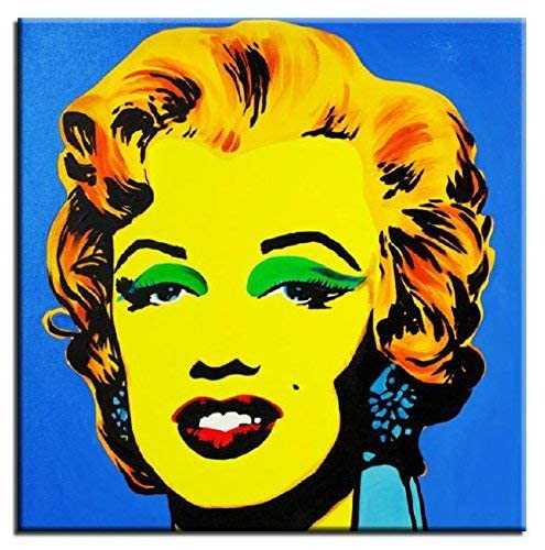 jvmoebel Marilyn Monroe - Ölbild Bild Bilder Gemälde Ölbilder Keilrahmen 60X60CM -G16137 von jvmoebel