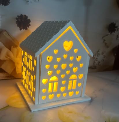 4 Stück Silikonformen Gießformen Häuser, 3D Silikonform Haus, Gießform Haus mit Fenster Herz, DIY Silikon Gießform Häuser für Kerzen Seife Gips Kunsthandwerk 4 Stück Silikonformen Gießformen Häuser, 3D Silikonform Haus, Gießform Haus mit Fenster Herz, DIY Silikon Gießform Häuser für Kerzen Seife Gips Kunsthandwerk von jwogngls