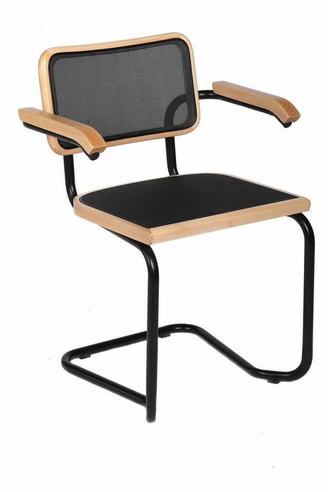 k-hometrends Freischwinger Moderner Stuhl, eleganter Wohnzimmerstuhl, Esszimmerstuhl im 2er Set, 53x82x50 cm von k-hometrends