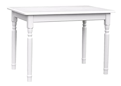 k koma Esstisch Küchentisch Restaurant Kiefer Tisch massiv Weiß Hersteller NEU (50 x 70) von k koma