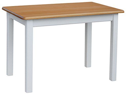 k koma Küchentisch Esstisch Tisch Massiv Kiefer Holz Weiß Honig Neu Hersteller Verschiedene Massen (80, 80) von k koma