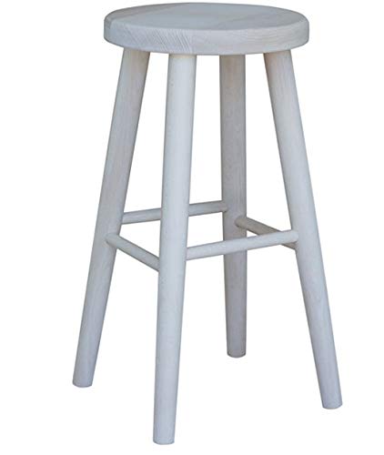 k koma BARSTUHL BUCHENHOLZ HOCKER NEU 61CM HOCH (UNBEHANDELT) von k koma