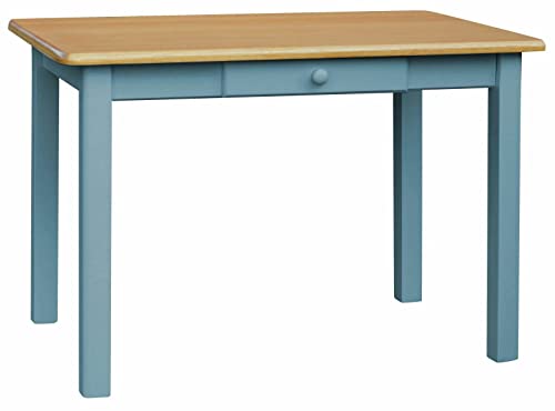 k koma Blau Esstisch MIT SCHUBLADE Küchentisch Tisch MASSIV Kiefer Holz NEU Hersteller Alder (70 x 100) von k koma