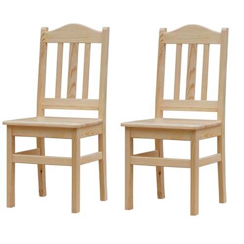 Massiv Kiefer Holzstühle 2er-Set – Esszimmer/Gastronomie – Neu – Stühle aus massivem Holz - Kiefer Lackiert Massiv Kiefer Holzstühle 2er-Set – Esszimmer/Gastronomie – Neu – Stühle aus massivem Holz - Kiefer Lackiert von k koma