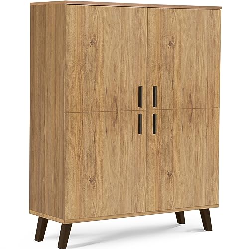 k. konsimo. Moderne Kommode 107x134x40 cm mit Türen, Stabiler Schrank für Schlafzimmer und Esszimmer von k. konsimo.